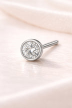 0.5 Carat Diamond Stud Earring – S925 Silver | Single Piece